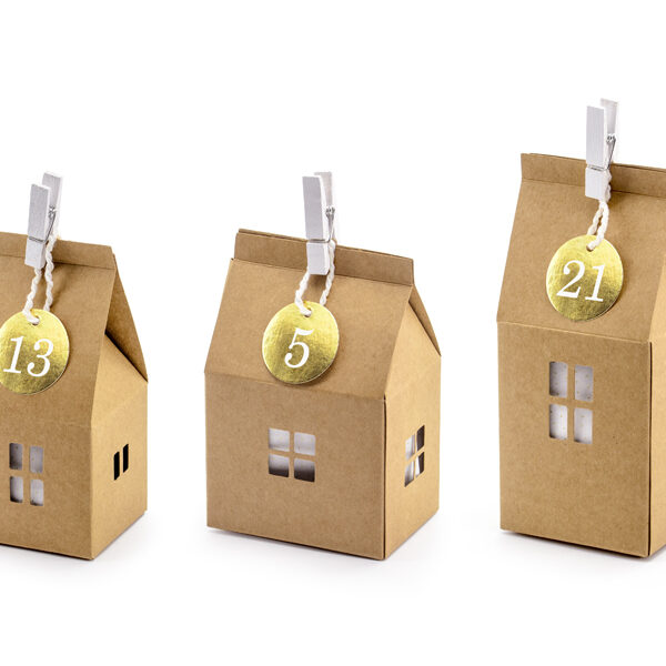 Kalendarz adwentowy Domki, mix