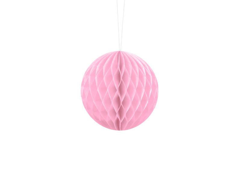Kula bibułowa, j. różowy, 10cm