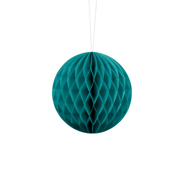 Kula bibułowa, pastel lagoon blue, 10cm