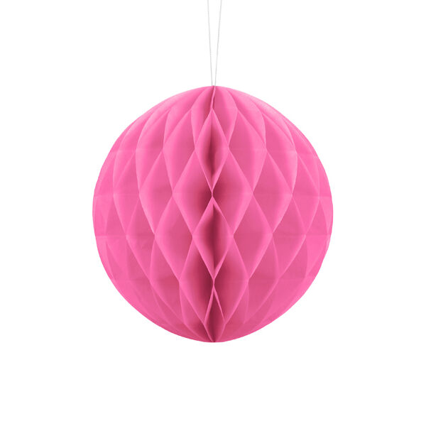 Kula bibułowa, różowy, 20cm