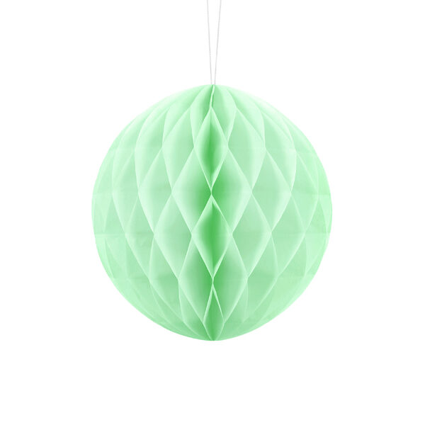 Kula bibułowa, pistacjowy, 20cm