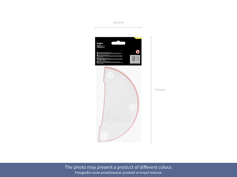 Kula bibułowa, różowy, 20cm - obrazek 5