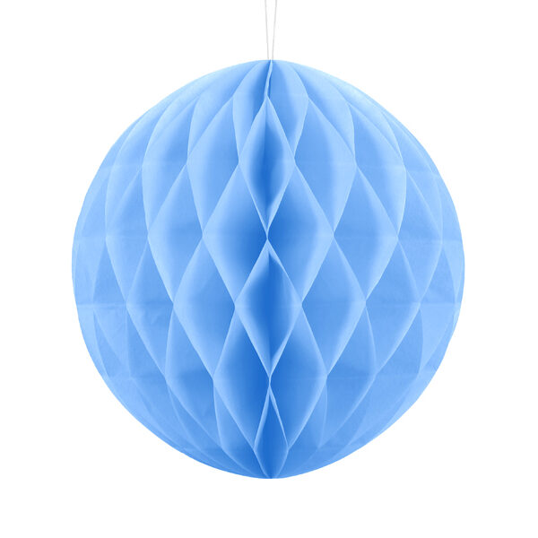 Kula bibułowa, j. błękit, 30cm