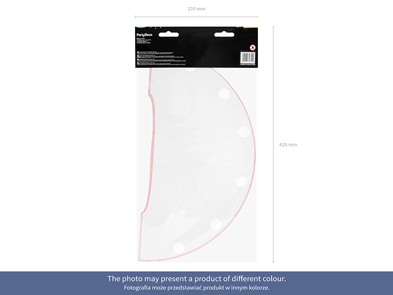 Kula bibułowa, liliowy, 40cm - obrazek 7