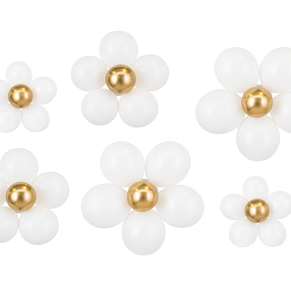 Zestaw balonów Kwiaty, 40-50 cm, mix