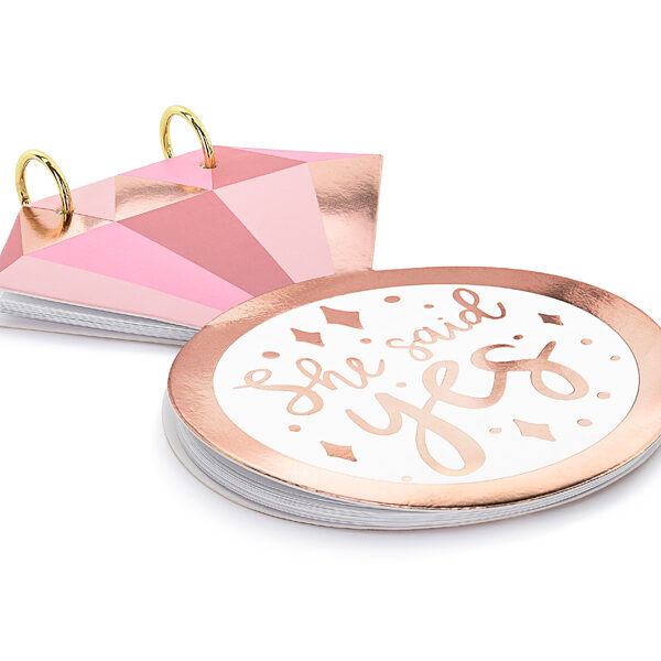 Księga gości - Pierścionek, 17x27 cm