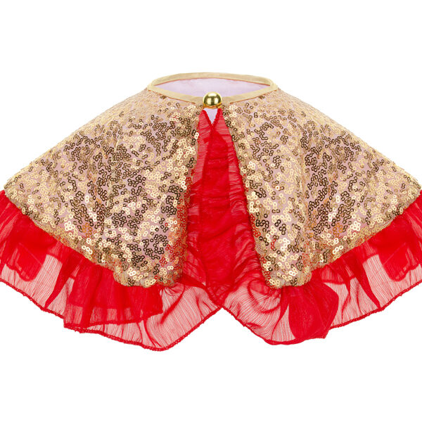 Cekinowy kołnierzyk, złoty