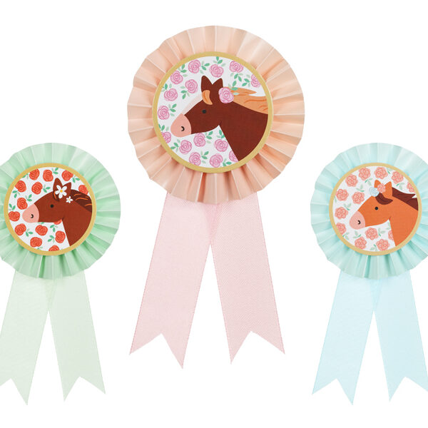 Kotylion Konie, mix. (1 op. / 3 szt.)