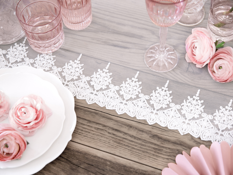 Koronka, złamana biel, 0,45 x 9m (1 szt. / 9 mb.) - obrazek 7