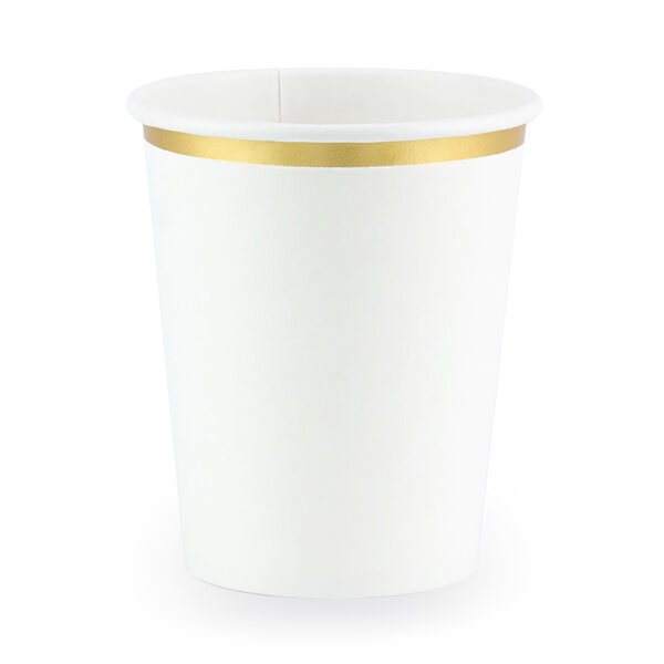 Kubeczki, biały, 260 ml (1 op. / 6 szt.)