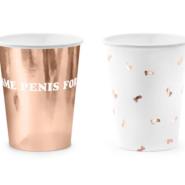 Kubeczki Same penis forever, mix, 220ml (1 op. / 6 szt.)