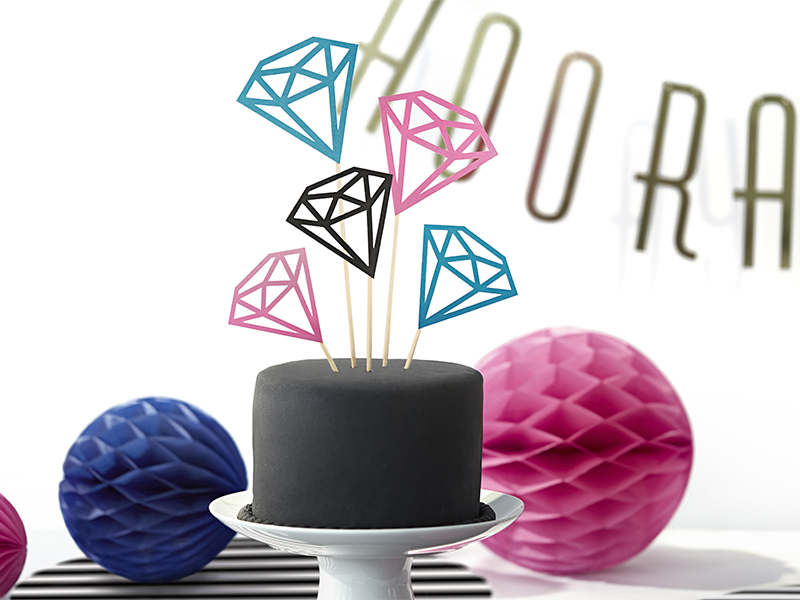 Toppery Diamenty, 12,5-25,5cm (1 op. / 5 szt.) - obrazek 3