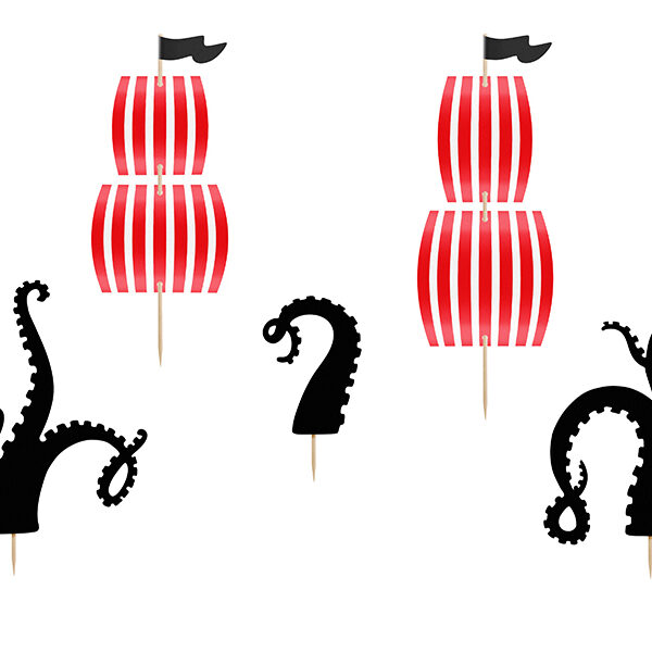 Toppery Piraci, mix, 13,5-21cm (1 op. / 5 szt.)