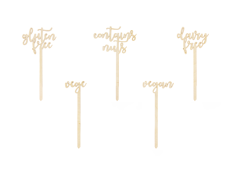 Toppery na słodki stół, 14.5-16cm