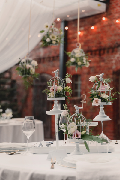 Drewniane numery na stół, 25 cm (1 op. / 10 szt.) - obrazek 4