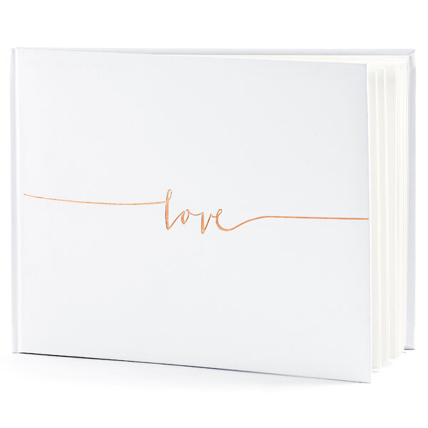 Księga Gości Love, 24x18,5cm, 22 kartki