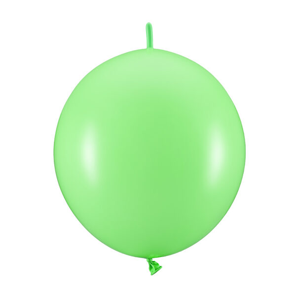 Balony z łącznikiem, 28 cm, Pastel Bright Green (1 op. / 20 szt.)