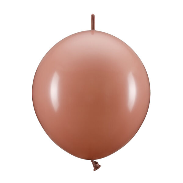 Balony z łącznikiem, 33 cm, brudny róż (1 op. / 20 szt.)