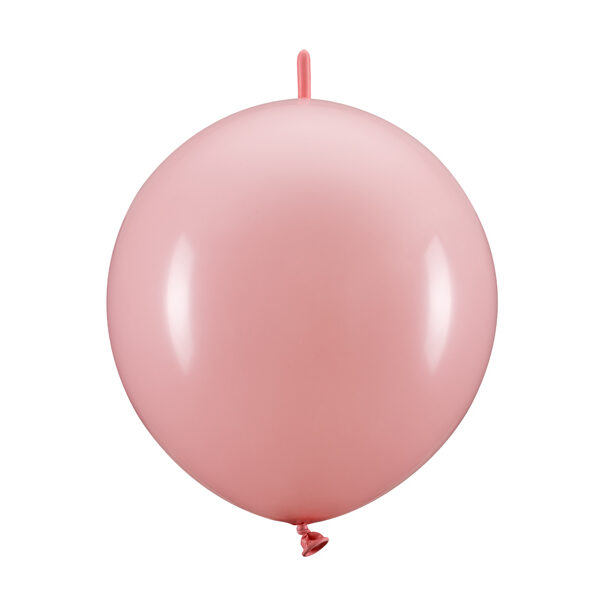 Balony z łącznikiem, 33 cm, jasny różowy (1 op. / 20 szt.)