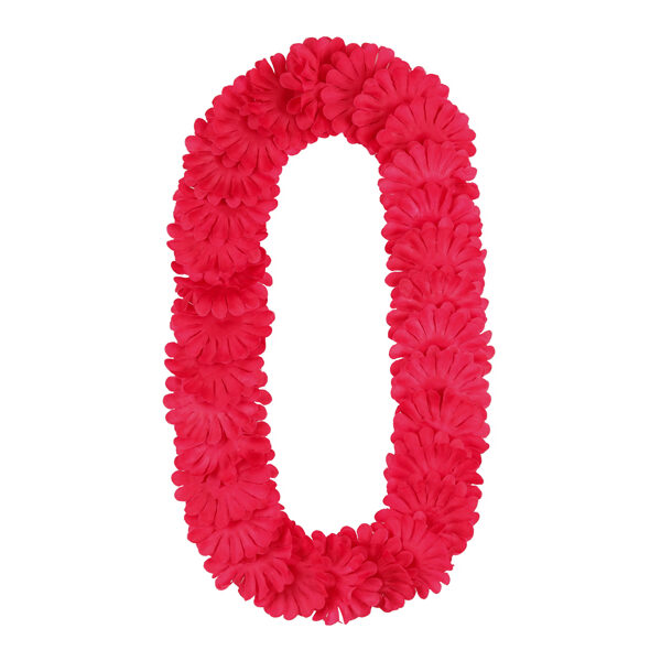 Naszyjnik hawajski, ciemny różowy, 1,2m