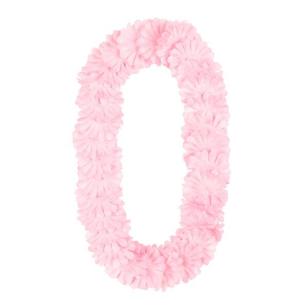 Naszyjnik hawajski, jasny różowy, 1,2 m