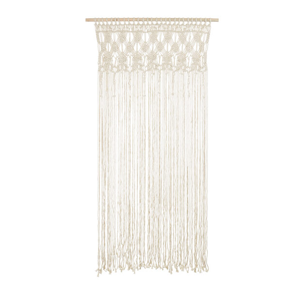 Makrama, złamana biel, 94.5x171cm