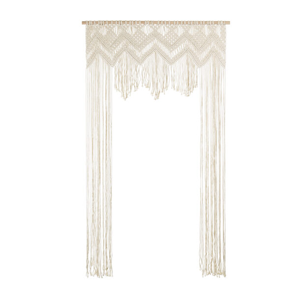 Makrama, złamana biel, 104x182cm