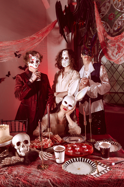 Maska Krwawy Wilk, 17x20cm, mix - obrazek 3