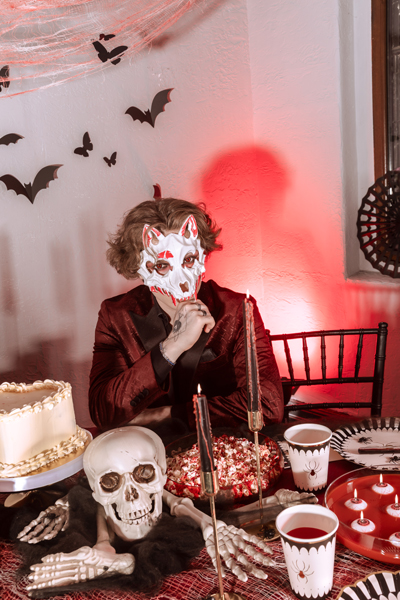 Maska Krwawy Wilk, 17x20cm, mix - obrazek 4