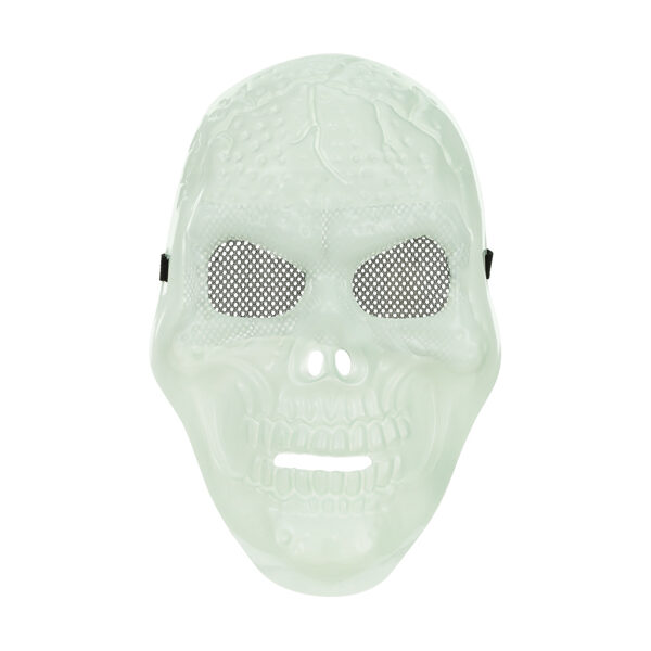 Maska Czaszka świecąca w ciemności, 17x27cm