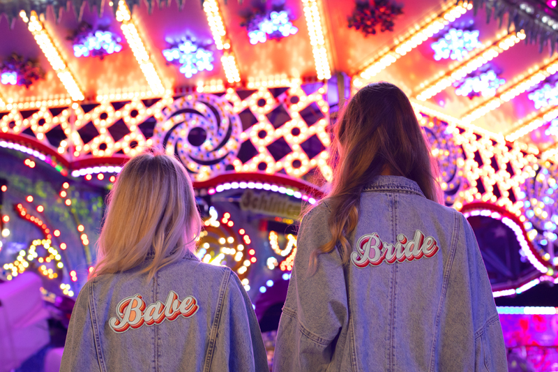 Naprasowanka Bride, mix, 22x8cm - obrazek 2