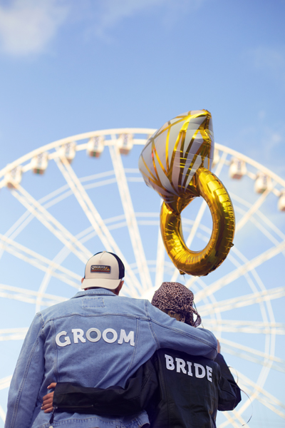 Naprasowanka GROOM, biały, 30x6cm - obrazek 4