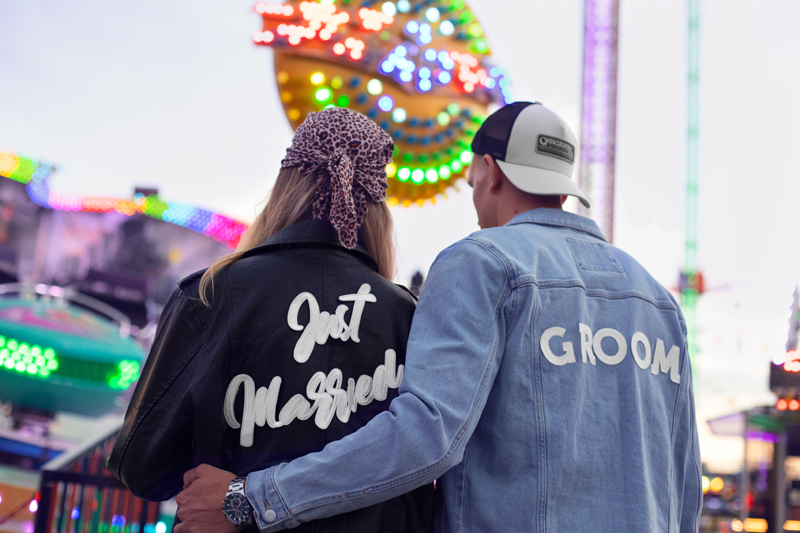 Naprasowanka GROOM, biały, 30x6cm - obrazek 7