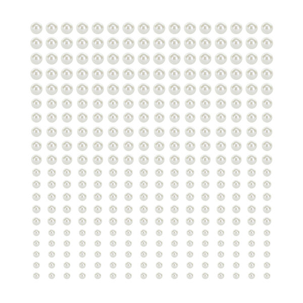 Naklejki Perełki, perłowy (1 op. / 440 szt.)