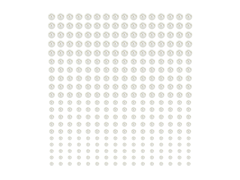 Naklejki Perełki, perłowy (1 op. / 440 szt.)