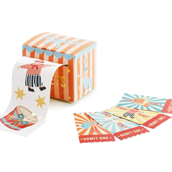 Naklejki Cyrk, mix (1 op. / 7 szt.)