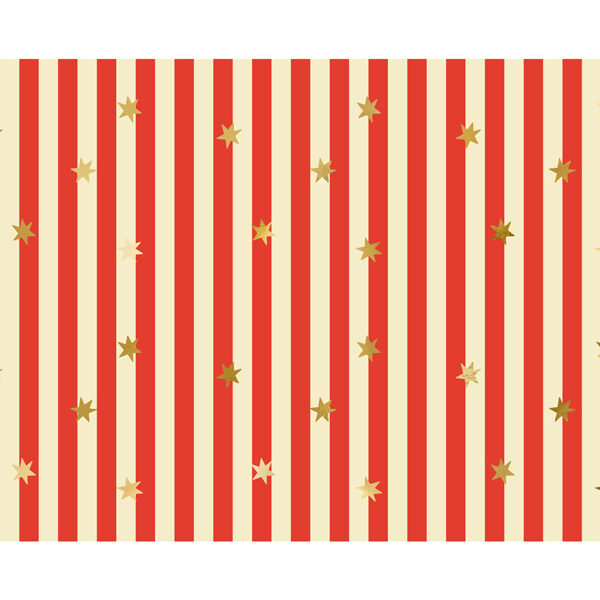 Obrus papierowy Pasy z gwiazdkami, mix, 180 x 120 cm