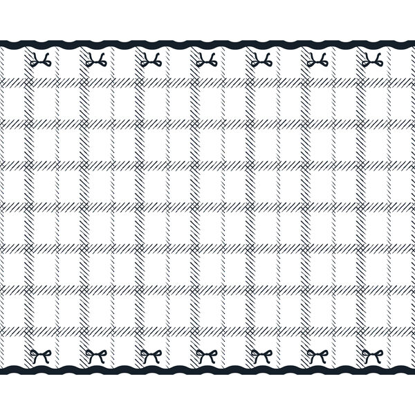 Obrus z kokardkami, mix kolorów, 180x120 cm