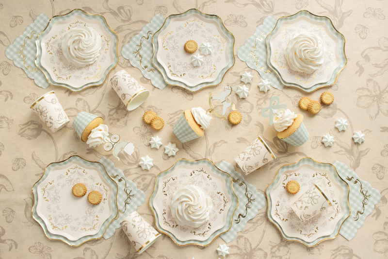 Obrus beżowe Kwiaty, 180x120 cm, mix - obrazek 2