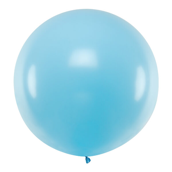 Balon okrągły 1m, Pastel Light Blue