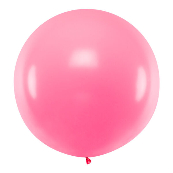 Balon okragły 1m, Pastel Pink