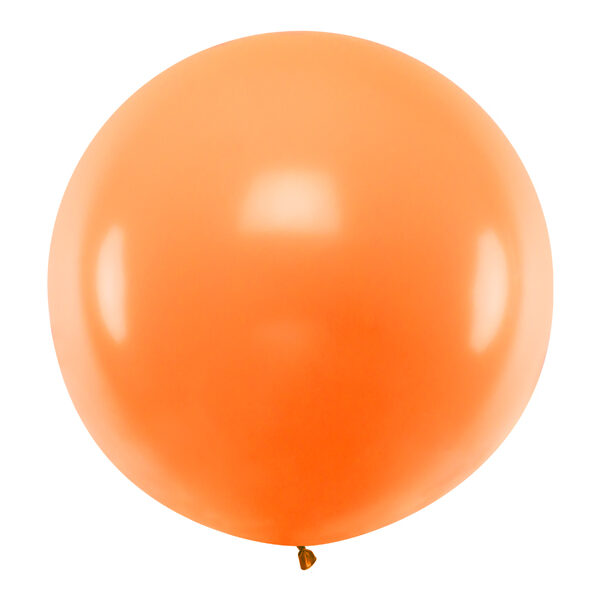 Balon okrągły 1m, Pastel Orange