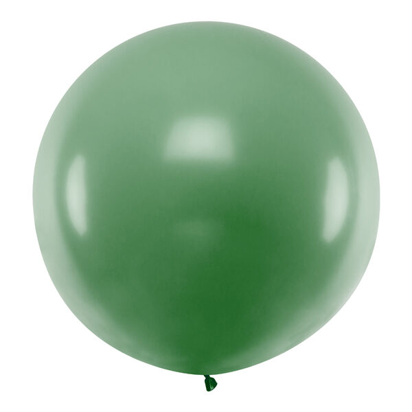 Balon okrągły 1m, Pastel Dark Green