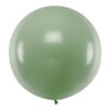 Balon okrągły 1 m, Pastel Rosemary Green