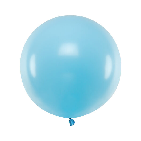 Balon okrągły 60cm, Pastel Light Blue