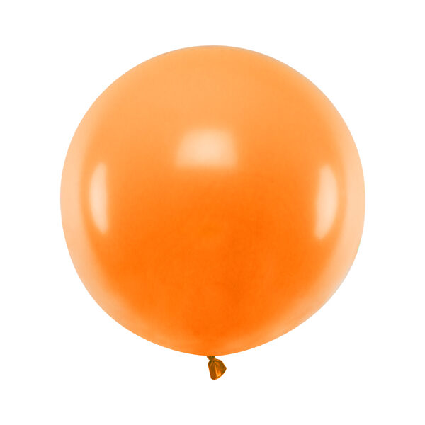 Balon okrągły 60 cm, Pastel Mandarin Orange