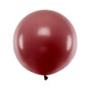 Balon okrągły 60cm, Pastel Burgundy