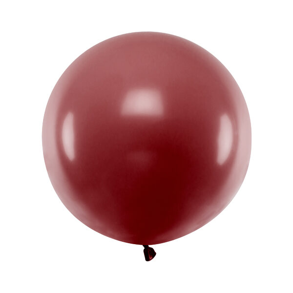 Balon okrągły 60cm, Pastel Burgundy