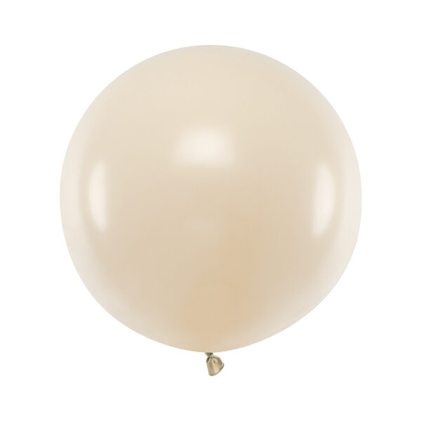 Balon okrągły 60 cm, nude