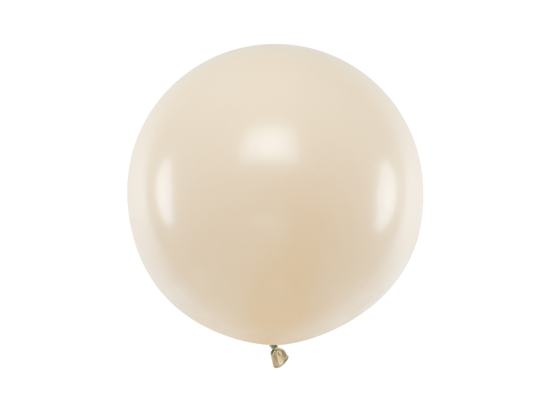 Balon okrągły 60 cm, nude